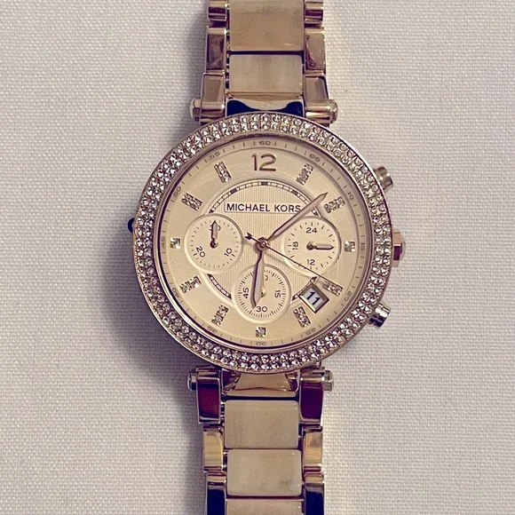 Accessories | Michael Kors Watch With Marble Creme Band  display picture 3